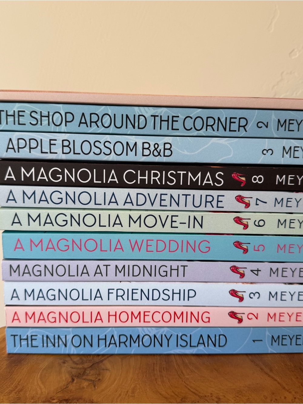 Lot 11 Red Stiletto Book Club Set Series Books 1-8 By Anne-Marie Meyer